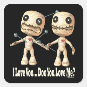 VooDoo Dolls Vierkante Sticker