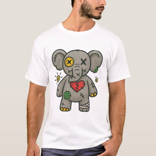 Voodoo Elephant Tee — Soft But Strong T-shirt (Voorkant)