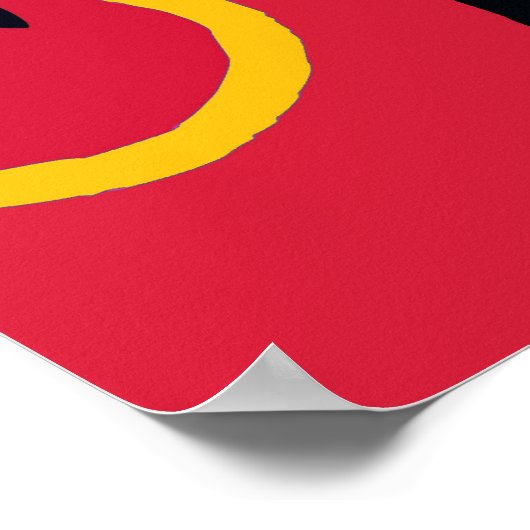 Voodoo Face Matisse Style Poster (Hoek)