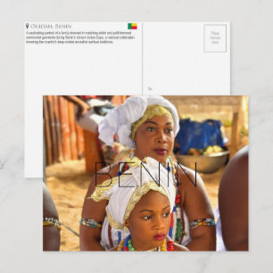 Voodoo Festival, Ouidah, Benin Reisansichtkaart Briefkaart