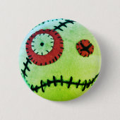 Voodoo Gang Green Ronde Button 5,7 Cm (Voorkant)