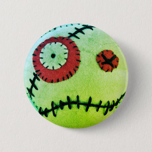 Voodoo Gang Green Ronde Button 5,7 Cm (Voorkant)