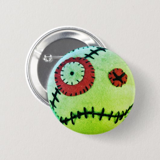 Voodoo Gang Green Ronde Button 5,7 Cm (Voorkant /achterkant)