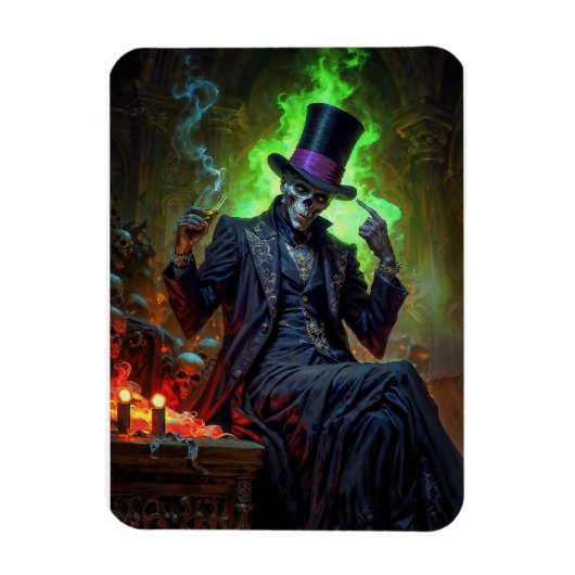 Voodoo Gentleman Baron Samedi Magneet (Verticaal)