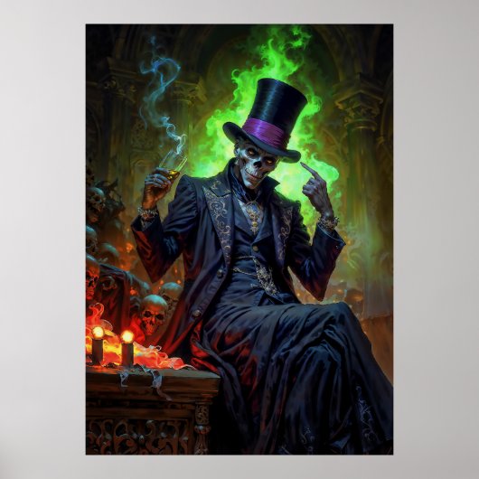 Voodoo Gentleman Baron Samedi Poster (Voorkant)