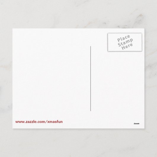 Voodoo Gingerbrood Man Kerstmis Humor Feestdagenkaart (Achterkant)