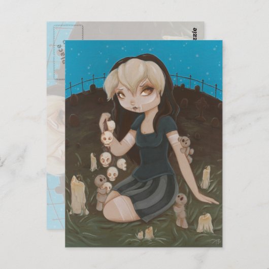 Voodoo GOTHIC Briefkaart (Voorkant / Achterkant)