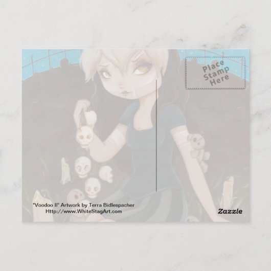 Voodoo GOTHIC Briefkaart (Achterkant)
