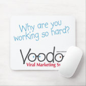 Voodoo "hard-working" Mousepad Muismat (Met muis)
