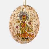 Voodoo Hart Keramisch Ornament (Rechts)