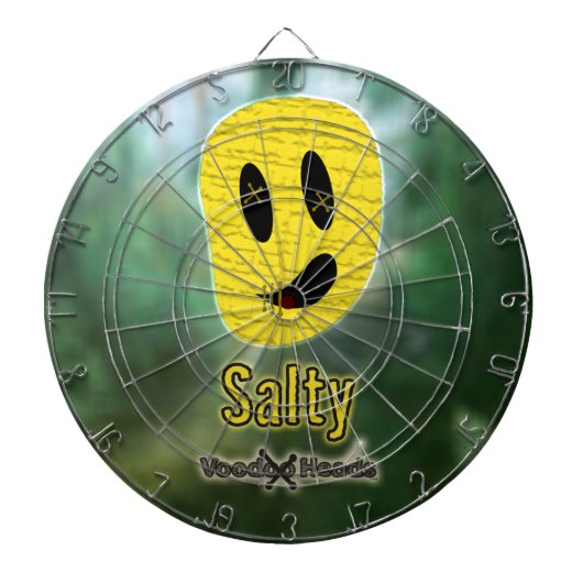 Voodoo Heads ~ Moeras Dartbord (Voorkant)