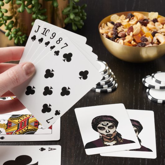 Voodoo-heks Pokerkaarten (Insitu)