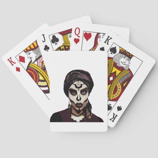 Voodoo-heks Pokerkaarten (Achterkant)