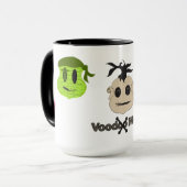 Voodoo-hoofden Mok (Voorkant links)