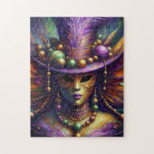 Voodoo Impressionisme Mardi Gras fee Legpuzzel (Verticaal)