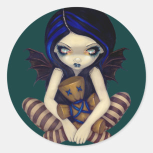 "Voodoo in blauw" Sticker