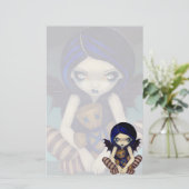 "Voodoo in Blue" bankierwerk Briefpapier (Staand voorkant)