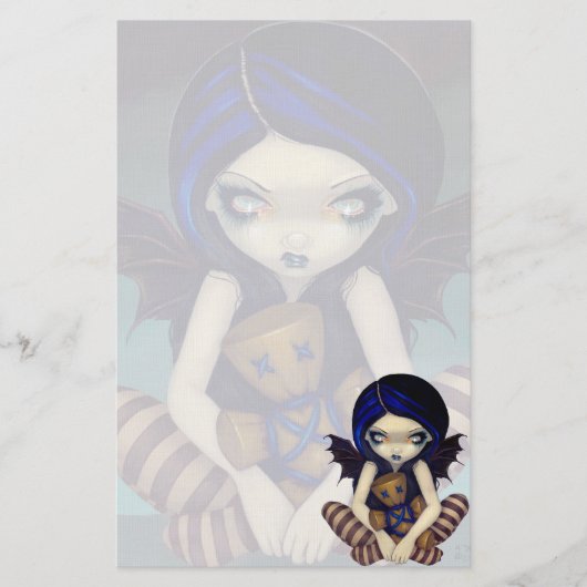 "Voodoo in Blue" bankierwerk Briefpapier (Voorkant)