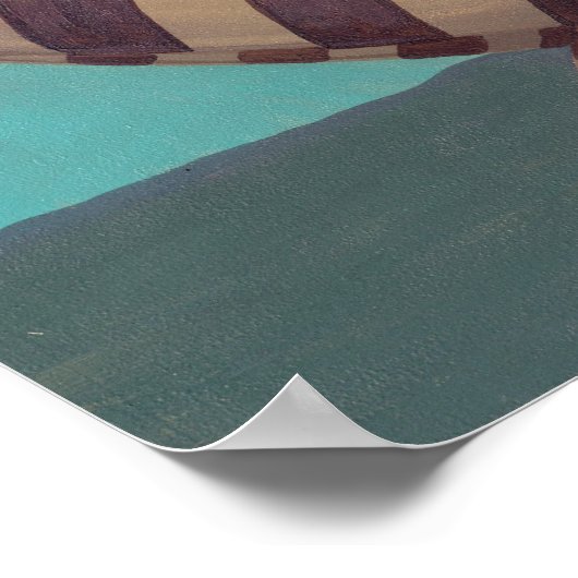 Voodoo in Blue gothic fairy Art Print (Hoek)