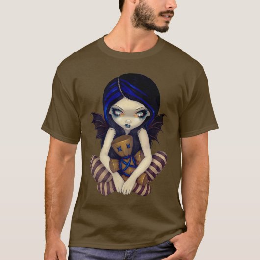 Voodoo in Blue gothic fairy Shirt (Voorkant)