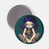 "Voodoo in Blue" magneet (Voorkant / Achterkant)