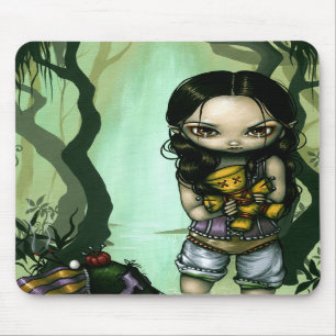 Voodoo in de Bayou gothic fairy Mousepad Muismat