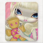 "Voodoo in roze" Mousepad Muismat (Voorkant)