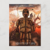 Voodoo-ing 1 "Hoofd Spelletjes" GRAPPIG Briefkaart (Voorkant)