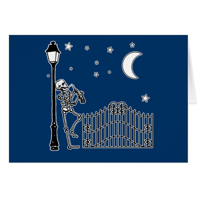 Voodoo Jazz Saxophone Player (Voorkant Horizontaal)