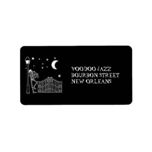 Voodoo Jazz Saxophone Player Etiket