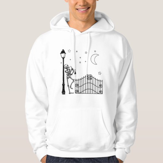 Voodoo Jazz Saxophone Player Hoodie (Voorkant)