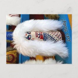  Voodoo Knockdown Doll Let's Party briefkaart