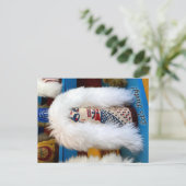 Voodoo Knockdown Doll Let's Party briefkaart (Staand voorkant)