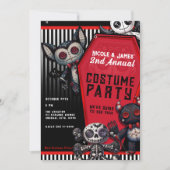 Voodoo Knuffels Kist Halloween Kostuum Feest Kaart (Voorkant)