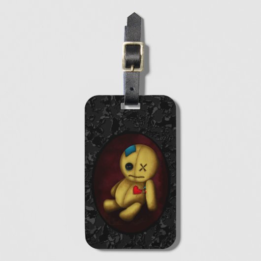 Voodoo Lappenpop Bagagelabel (Voorkant (verticaal))