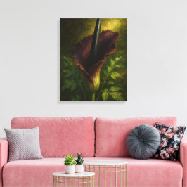 Voodoo Lelie: Toxic Elegance Impressionistische Ku Canvas Afdruk