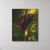 Voodoo Lelie: Toxic Elegance Impressionistische Ku Canvas Afdruk (Voorkant)