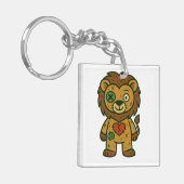 Voodoo Lion - Koning der hechtingen Sleutelhanger (Voorkant Links)