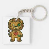 Voodoo Lion - Koning der hechtingen Sleutelhanger (Achterkant)