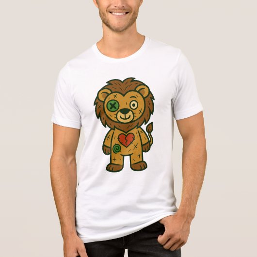 Voodoo Lion - Koning der hechtingen Tri-Blend Shirt (Voorkant)
