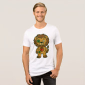 Voodoo Lion - Koning der hechtingen Tri-Blend Shirt (Voorkant volledig)