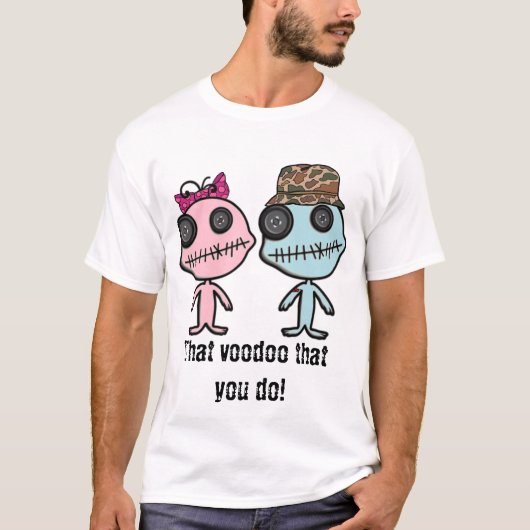 Voodoo Love Boy & Girl Dolls T-Shirt (Voorkant)