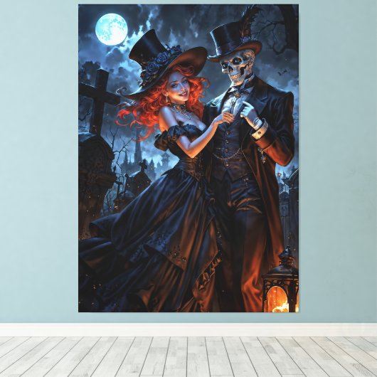 Voodoo Lovers Canvas Afdruk (Insitu (Houten vloer))