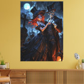 Voodoo Lovers Canvas Afdruk (Insitu (Woonkamer))