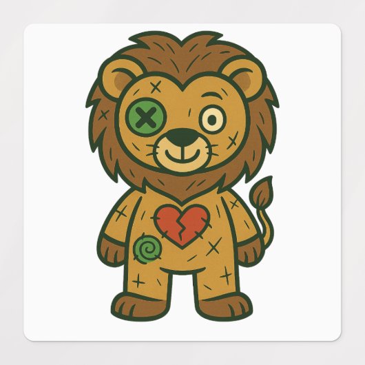 Voodoo Misfits - Sticker Pack van pluche rebellen (Design 1)