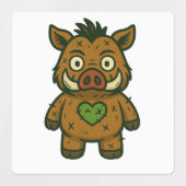 Voodoo Misfits - Sticker Pack van pluche rebellen (Design 2)