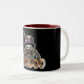 Voodoo-Mok Tweekleurige Koffiemok (Voorkant rechts)