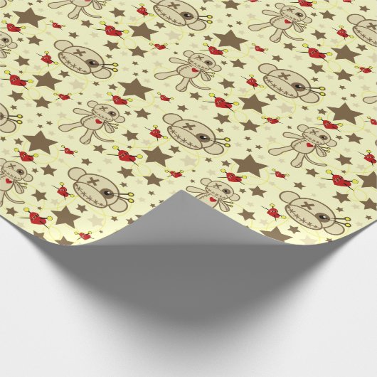 VooDoo Monkey Wrapping Paper Cadeaupapier (Hoek)