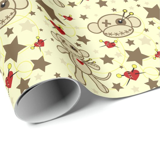 VooDoo Monkey Wrapping Paper Cadeaupapier (Rol Hoek)