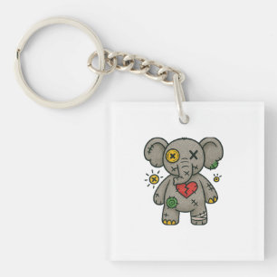 Voodoo Olifant T-shirt — Zachte Maar Sterke Sleutelhanger
